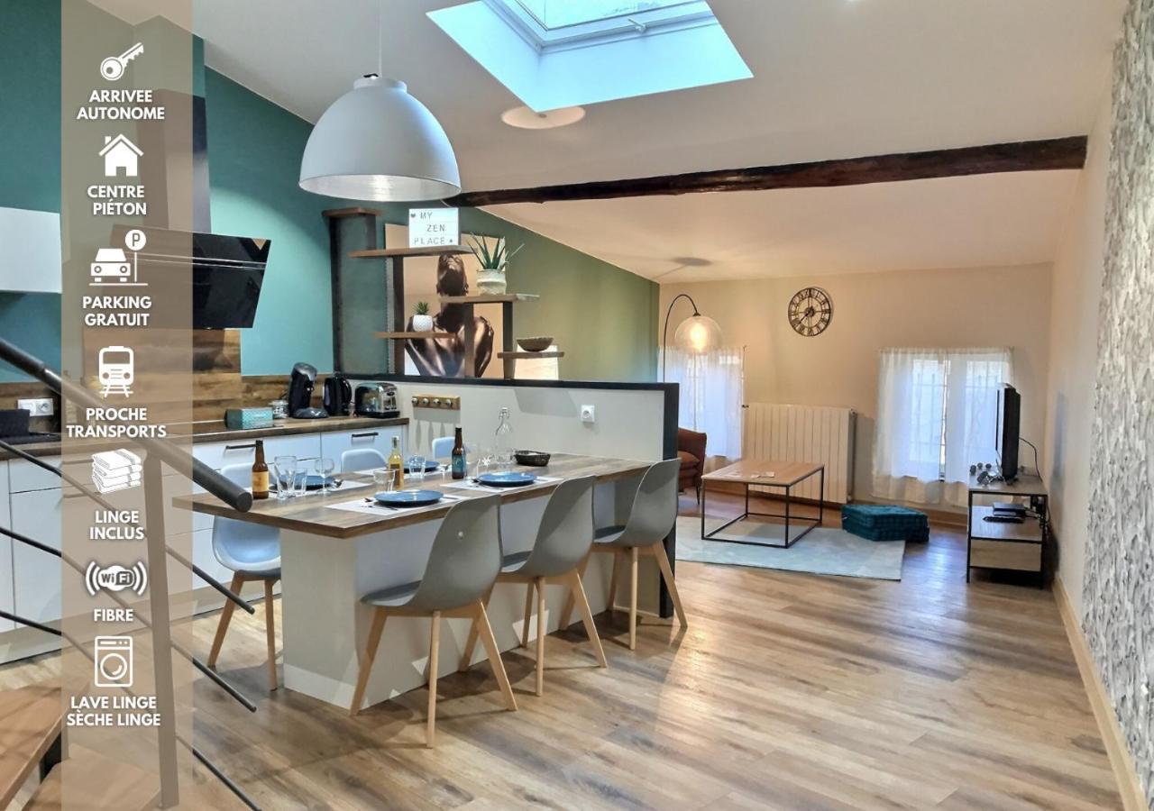 Myzenplace - Duplex 100M2 Cosy, Atypique, Situation Ideale, Parking 蒙特利马尔 外观 照片