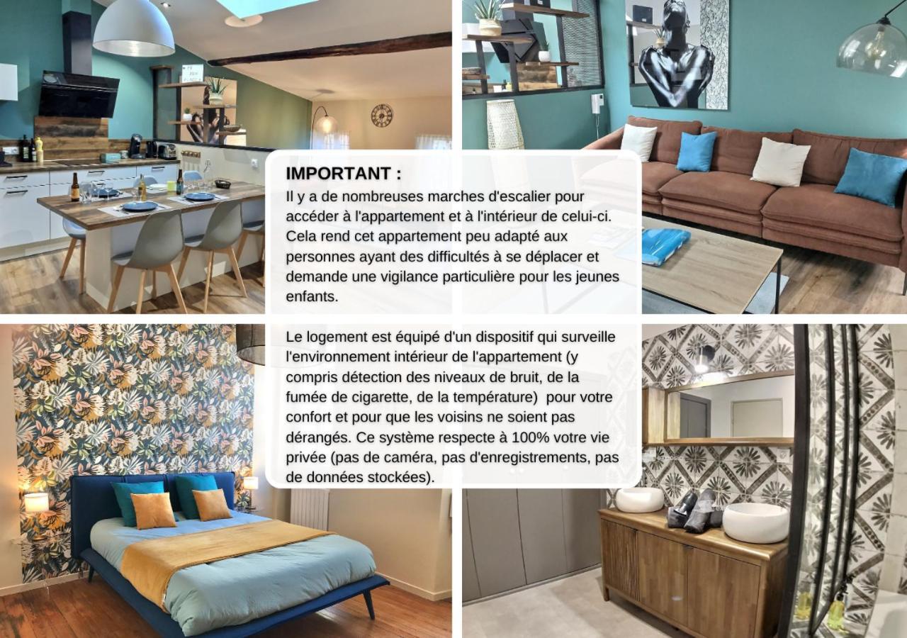 Myzenplace - Duplex 100M2 Cosy, Atypique, Situation Ideale, Parking 蒙特利马尔 外观 照片